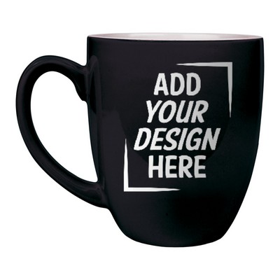 Lazermug 16 Oz. Ceramic Bistro Coffee Mug